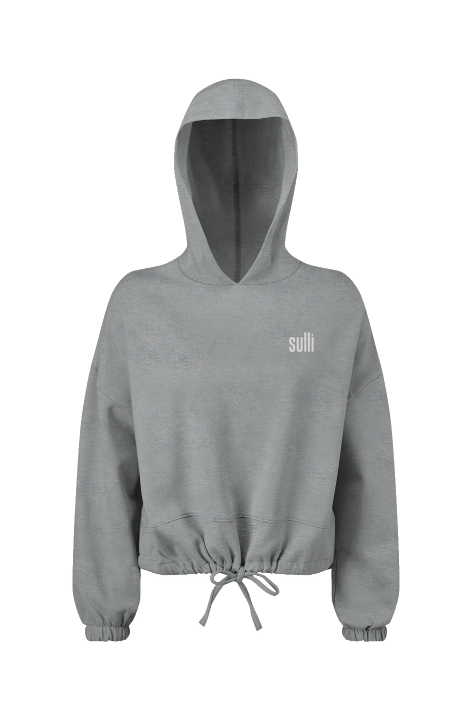 Ladies Hype Hoodie Heather Grey