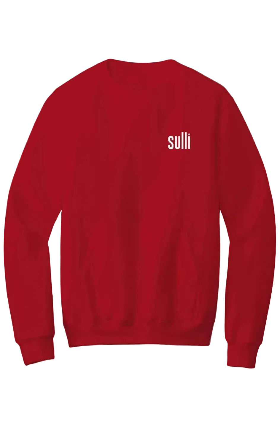 Sulli Rise & Thrive Pouch Crew sweatshirt in red