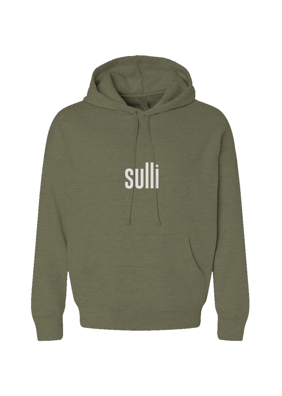 Unstoppable Hoodie in Green with a Attached hood and drawstrings 