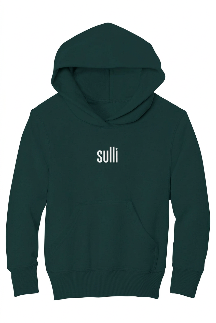 Dark Green flat hoodie