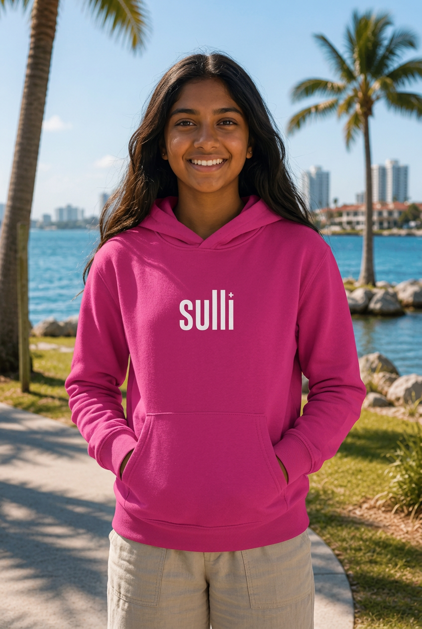 Sangria Youth Future Force Hoodie lifestyle image