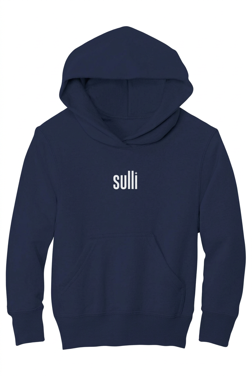 Navy flat hoodie