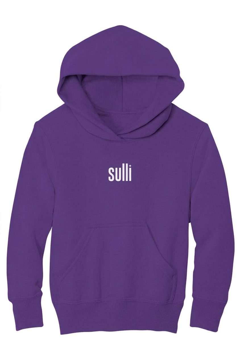 Purple flat hoodie